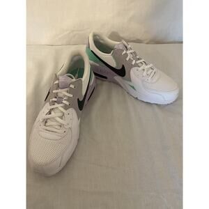 Womens Nike Air Max Excee Running Shoes White Green Purple CD5432-113 Size 10